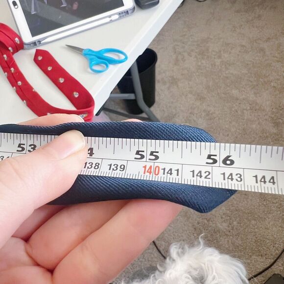 Sir Christopher Hatton Navy Blue Colorado Flag Tie - Picture 5 of 7